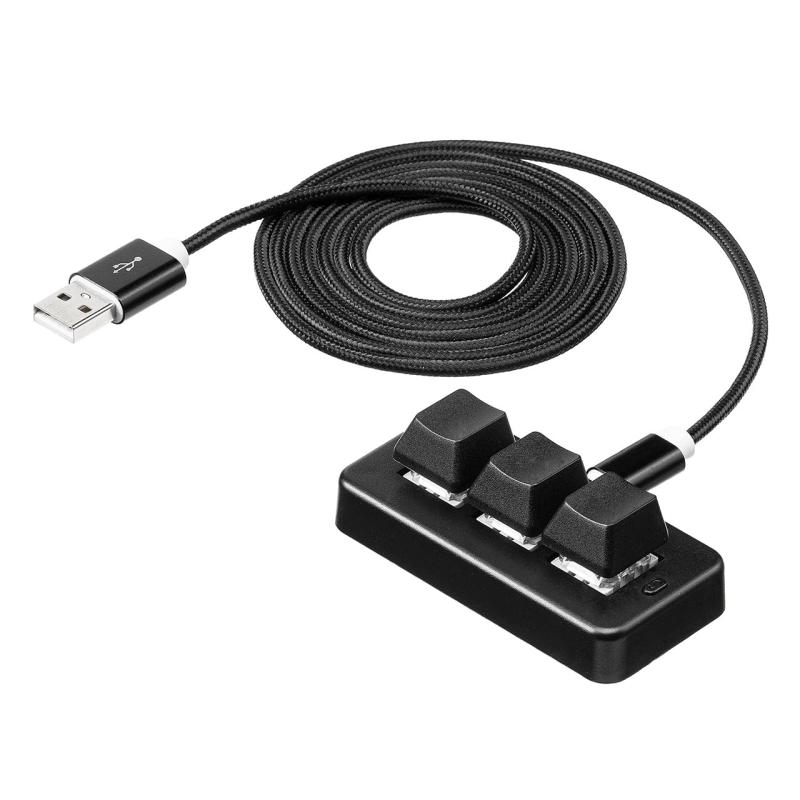 サンワダイレクト プログラマブルキーボード マクロキーボード Windows専用 有線接続 バックライト付き 青軸 割付/割り当て マクロ機能 ゲーミング ブラック 400-SKB075_081