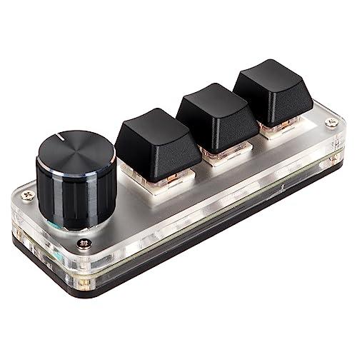 効率的なデスクトップ PC ワークフローのためのレッド スイッチ マクロ キーボード USB ミニ キーパッド