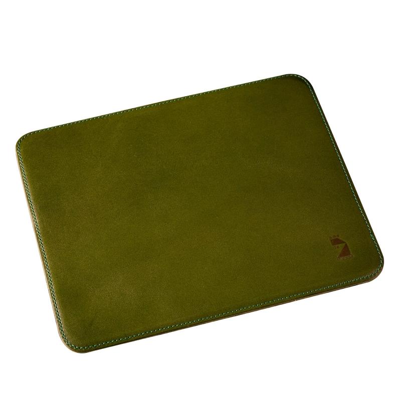 [アム デ マス] マウスパッド 栃木レザー 200mm×160mm 本革 レザー 日本製 シンプル 裏面 スエード MP-..