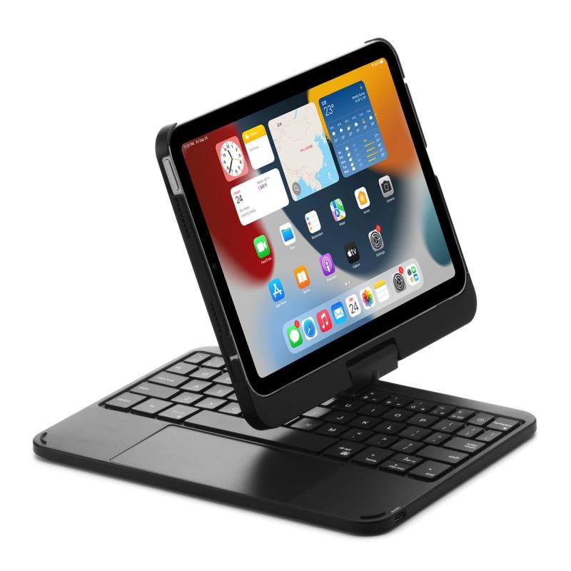 360°回転 iPad キーボードケース iPad Pro11第4/3/2/1世代 キー ボード付きケース 横/縦置きスマート 一体式 タッチパッド付き 7色バックライトキーボード Pencilを充電可能，日本語取扱説明書付き