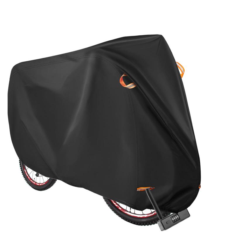 TwoPone 自転車カバー 防水 厚手 420D 破れにくい UVカット 防水テープ/防水ファスナ ...