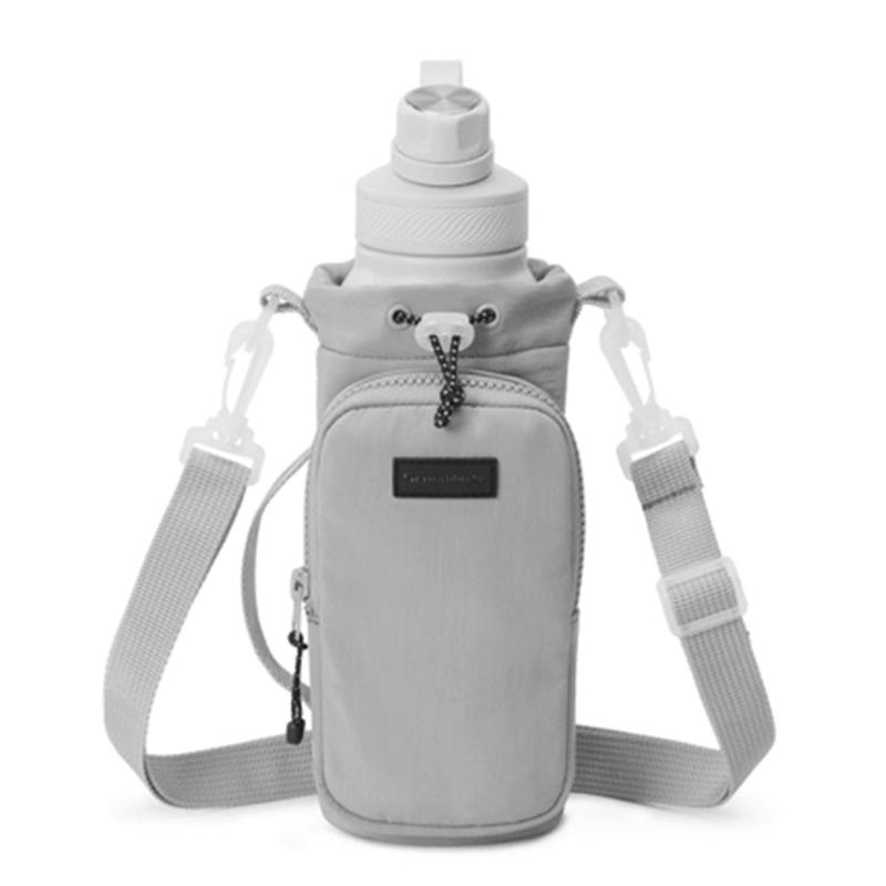 NABESHI ボトルホルダー 水筒ホルダー ペットボトルホルダー スマホポーチ 子供 肩掛け 防水 保冷 水筒