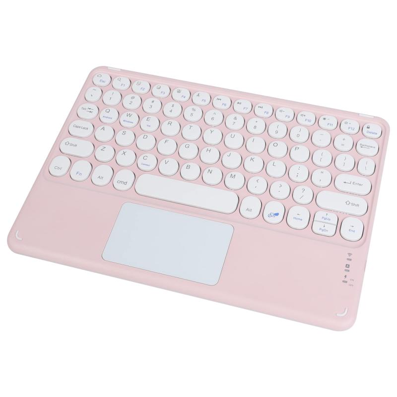 Bluetooth キーボード ipad タブレット用 タッチパッド付き USB充電 薄型 小型 コンパクト 軽量 可愛い windows/ios/android対応