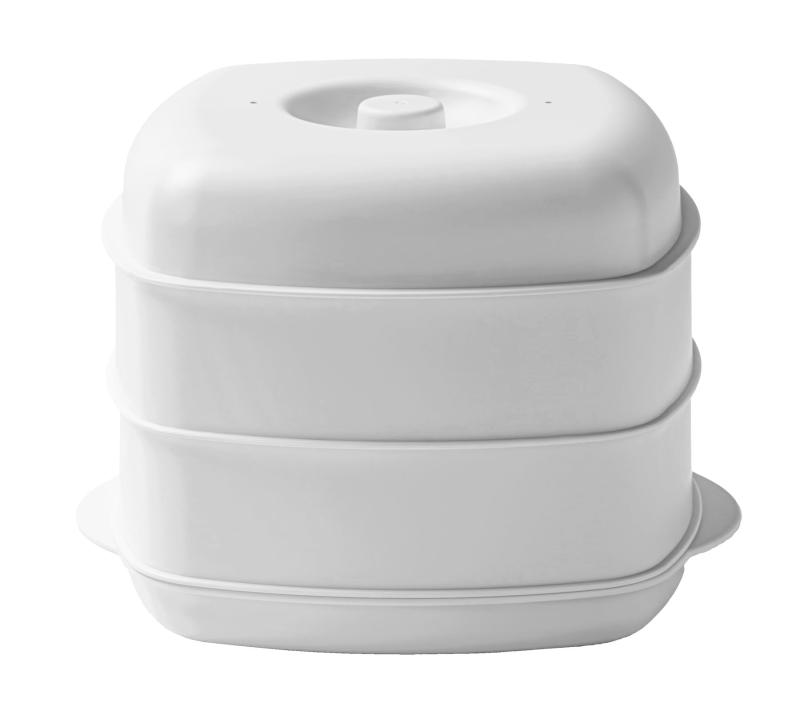 伊原企販 電子レンジ用蒸し器 most ふたしなセイロ