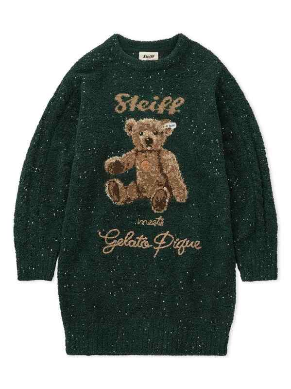 gelato pique(ジェラート ピケ) 【Steiff】パウダーネップジャガードワンピースPWNO255036レディース