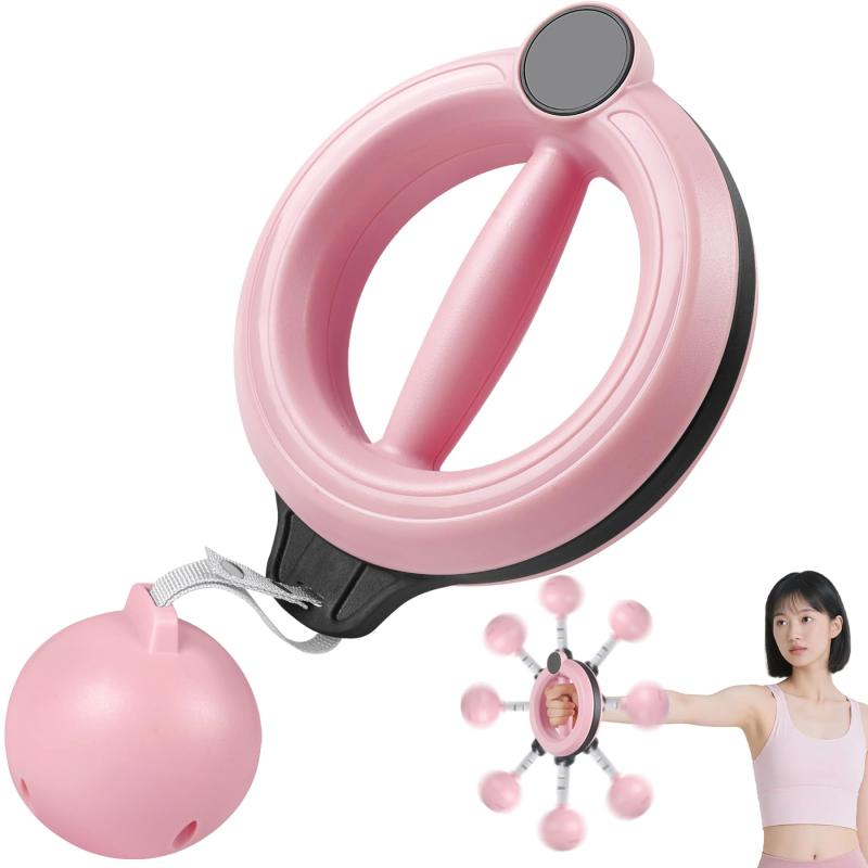 Shinryoku 二の腕痩せ 二の腕シェイパー 前腕筋トレ アームトレーナー 自宅で簡単エクササイズ ながら運動 ダイエット器具 握力トレーニング 手首強化 筋トレ器具 360度回転式 0.45kg軽量 電源