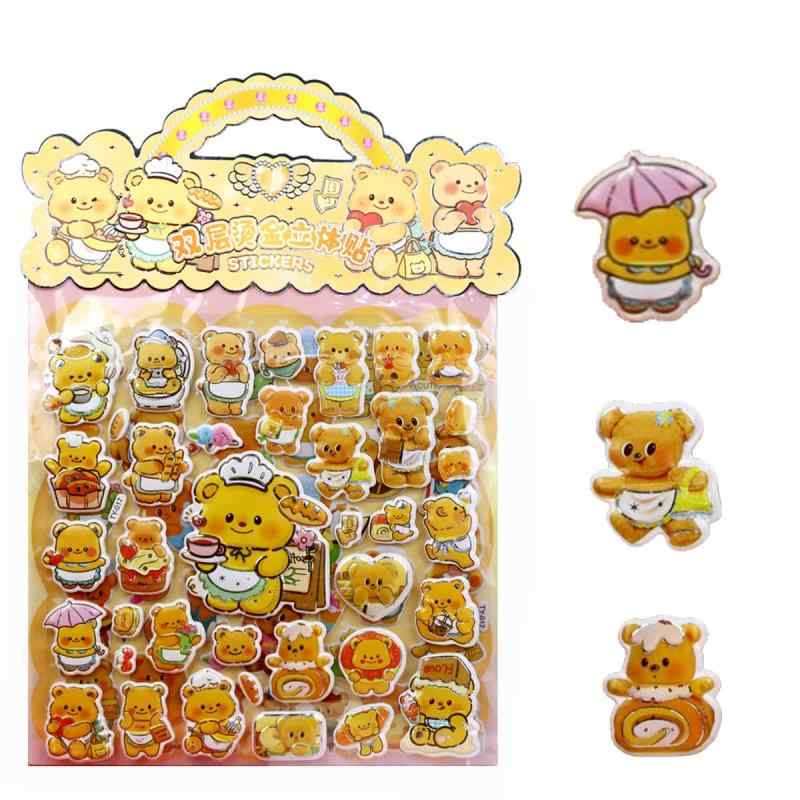 2枚入 150種類の異なる図案 ぷくぷく立体シールぼんぼんドロップ 3Dデコシール 学生・教師・子供・日本の特色 手帳デコ 携帯電話飾り DIY 女の子 贈り物 誕生日 ごほうび