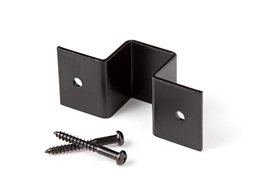 ファイヤーサイド(Fireside) 25角固定金具 30・40スタンダード用 共通オプション ブラックサイズ：D75×H30mm重量：50g付属品：ネジ