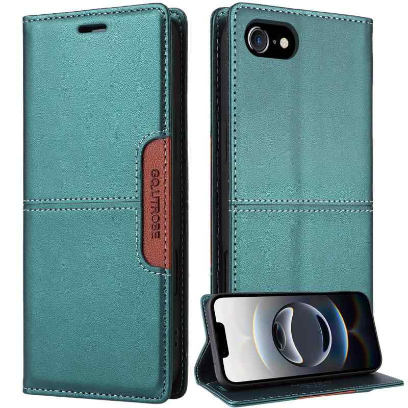 KINVILON ケース 手帳型 スマホケース 財布型 [RFIDブロッキング] カード収納付き 耐衝撃 マグネット式 スタンド機能 全面保護