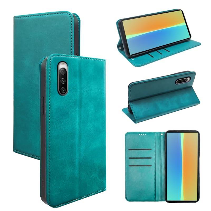 適用 Xperia 10 IV ケース 手帳型 適用 エクスペリア10 IV SO-52C / SOG07 手帳型 ケース カバー PUレザー カード収納 財布型 耐衝撃 ケース マグネット スタンド機能付き 5色 (適用 Xperia 10 IV SO