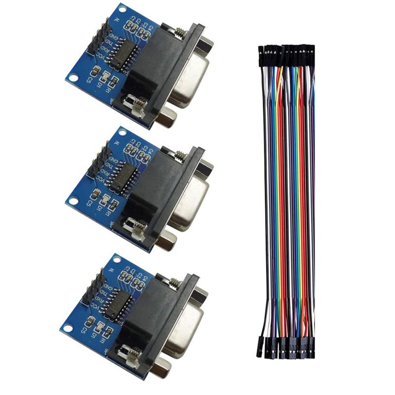 EasyWordMall RS232ターンTTLシリアルモジュールMAX3232チップ 