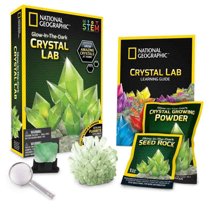 National Geographic GlowintheDark Crystal Growing Kit 3 Additional Color Choices Available 