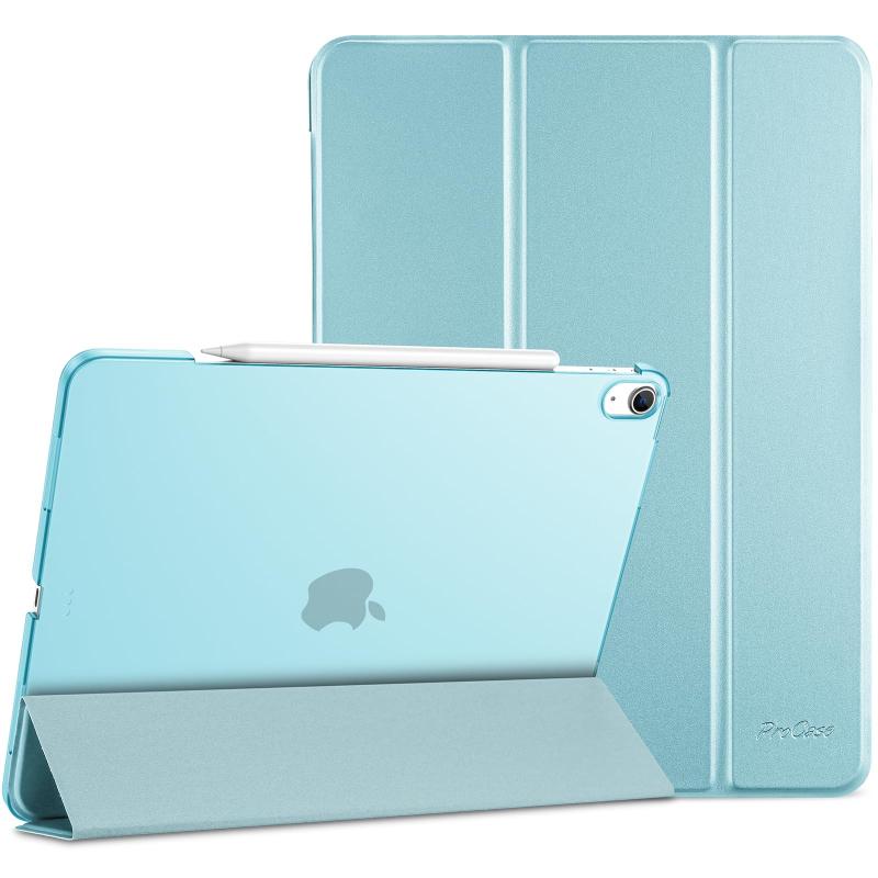 ProCase iPad Air 13インチ ケース M3 2025 (A3269 A3271) / M2 2024 (A2898 A2899 A2900) スリム 耐衝撃 三つ折り スタンド スマートカバー