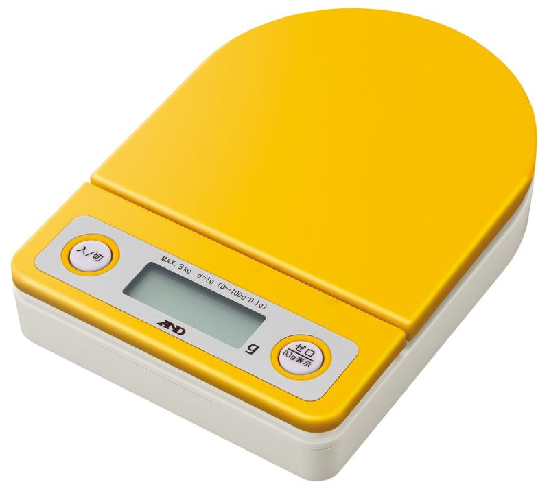 A&amp;D ホームスケール UH-3202 ひょう量:3000g 最小表示:0.1g(0.5~100g)/1g(2~3000g)