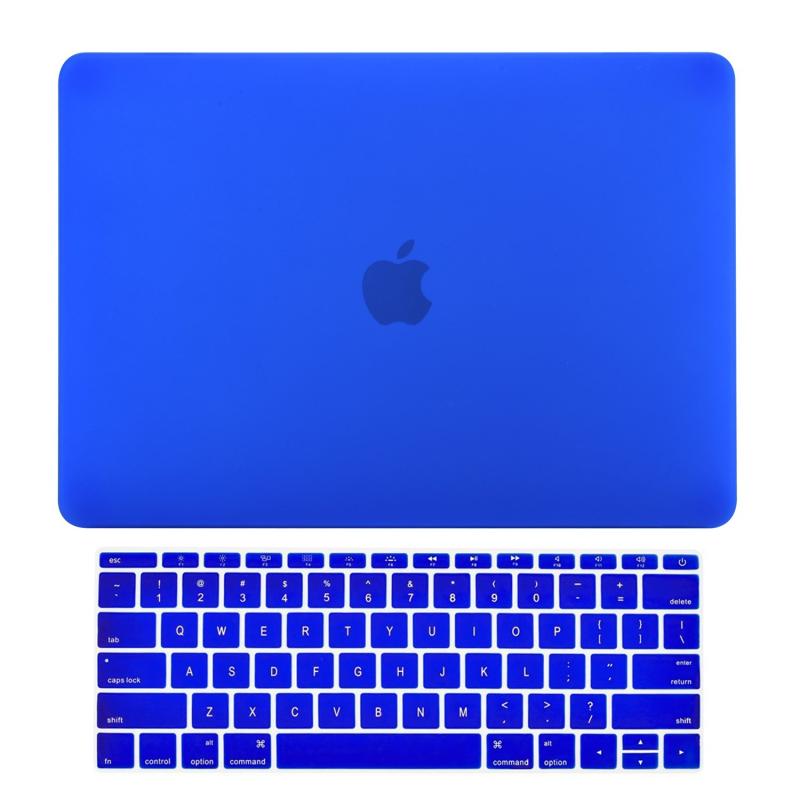 TOP CASE - 2 in 1バンドル MacBook Pro 13インチラバーハードケース＆日本語キーボードボードカバー、MacBook Pro 13インチ （Touch Bar なし）  -ロイヤル青
