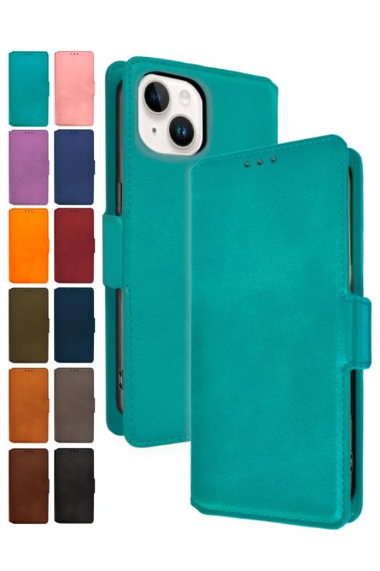 シズカウィルRe iPhone 14 ケース カバー 手帳型 本革調 レザーケース 1個入り