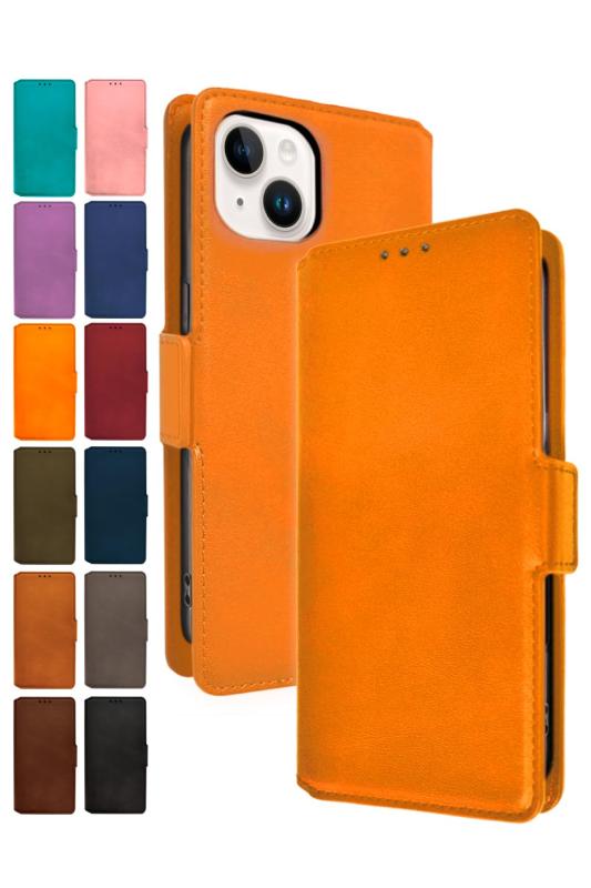 シズカウィルRe iPhone 14 ケース カバー 手帳型 本革調 レザーケース 1個入り