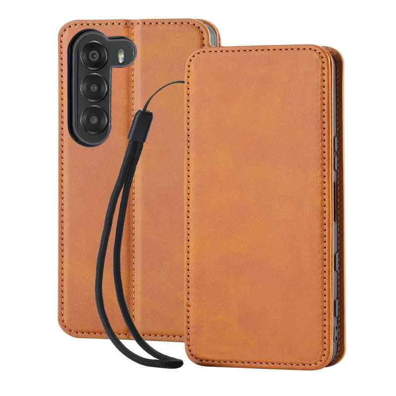樂天商城 - wangChuan ケース 適用nubia S 5Gケース 手帳型 wangChuan A403ZT スマホケース レザー カード収納 内蔵マグネット式（携帯ストラップ付き）