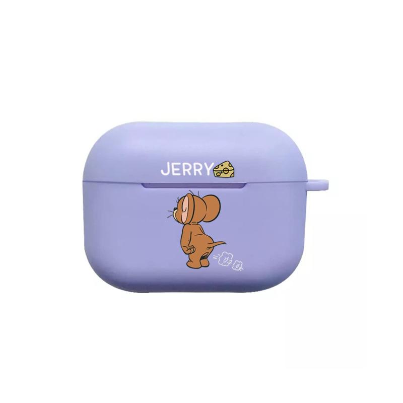AirPodsケースカバー Tom and Jerry AirPods Pro かわいい エアーポッズ トムとジェリー ケースカバー おしゃれ イヤホンケース 保護 耐衝撃 友達 恋人 プレゼント