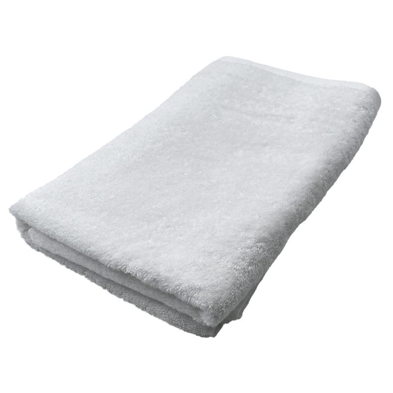 コットンタウン(Cottontown) スーピマコットン 大判バスタオル オフホワイト 70×140cm 1枚 綿100% 大きめ ビッグバス タオル 中厚手