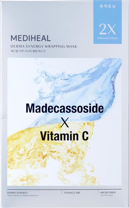 MEDIHEAL メディヒール ダーマシナジー ラッピングマスク トーニング 4p隙間なくぴったり密着