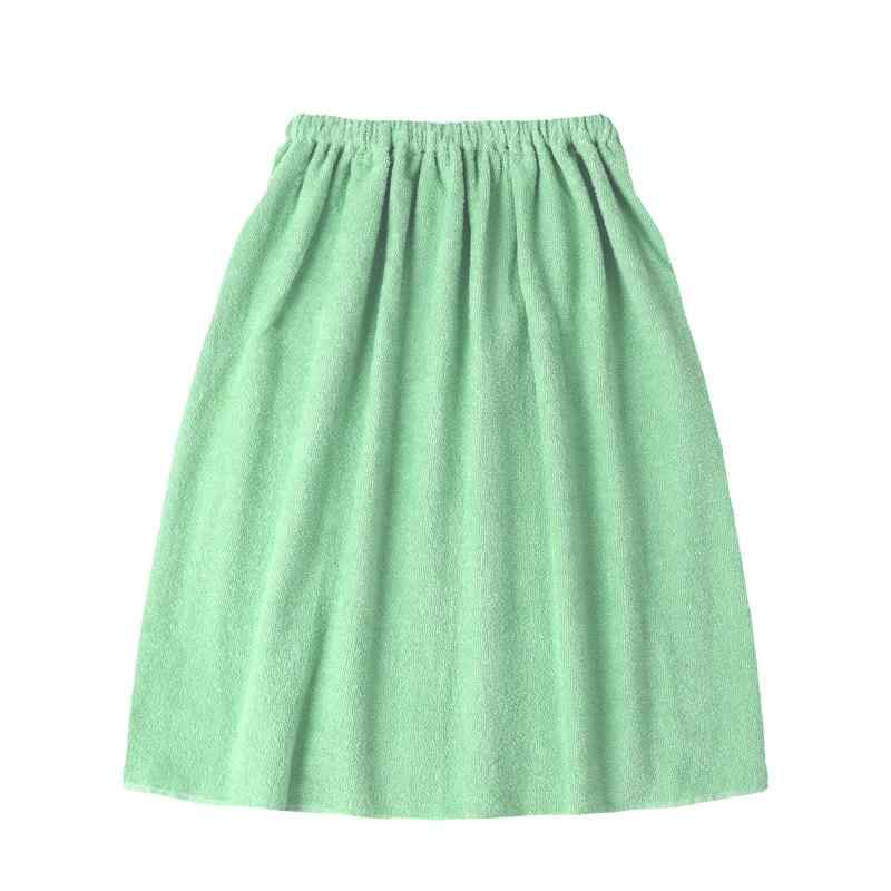 [ブルーセイル] ラップタオル 60cm x 120cm ネームタグ付 NANOFINE ナノファイン 綿100％ 無地 清潔 制菌 60x120 グリーン