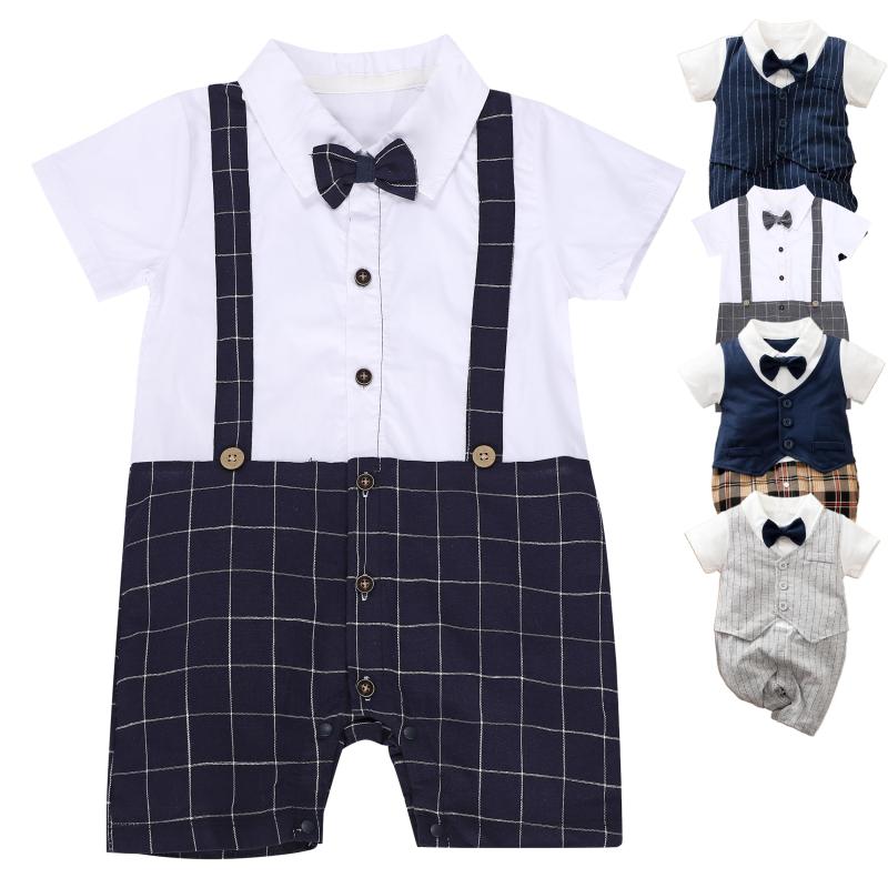 [Nemo] ベビー 男の子 フォーマル セレモニー 結婚式 入園式 入学式 洋装 赤ちゃん 半袖 蝶ネクタイ カバーオール ロンパース 七五三 お食い初め お宮参り 新生児 おめかし 誕生日 記念撮影 70