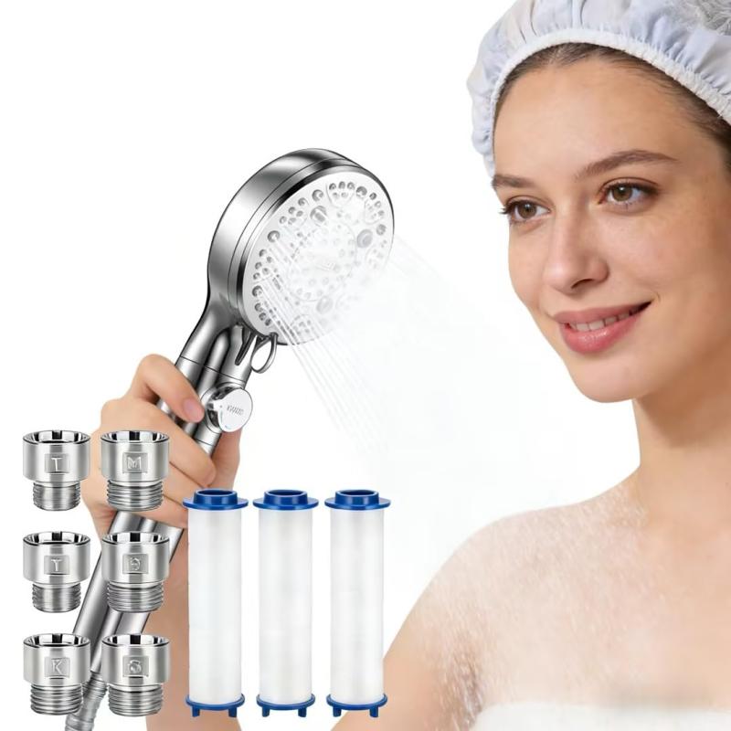 シャワーヘッド マイクロナノバブル 9段階出水モード【塩素除去フィルター】マイクロナノバブルシャワーヘッド ミスト