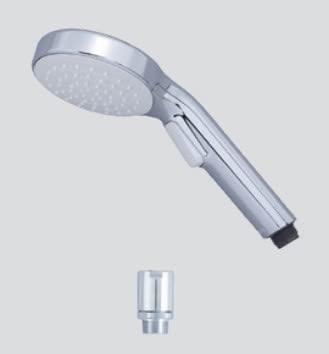 KVK ワイドシャワーヘッド ワンストップ付 PZS350T仕様 : eシャワーNf ワンストップ機能付 ワイドシャワーヘッド(節水タイプ)/減圧装置付/メッキヘッド/他社対応アタッチメントなし流量 : 7L/分