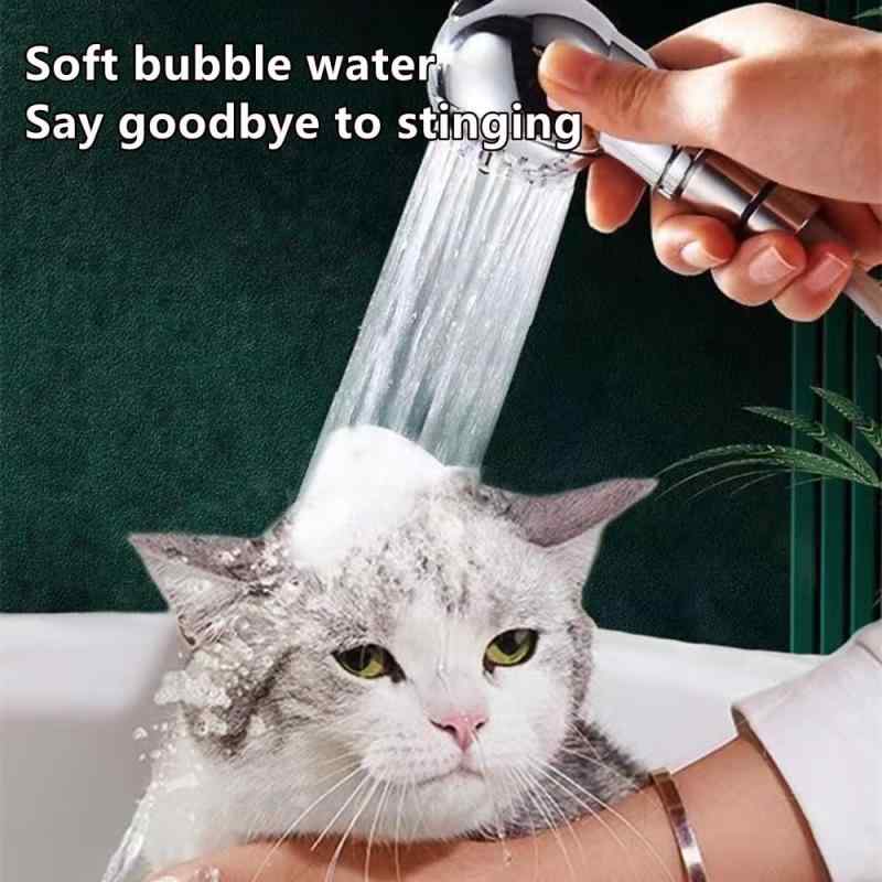 犬用シャワーヘッド、犬用シャワーアタッチメント、犬用ペットシャワーヘッド、猫、ウサギ、ペット洗濯シャワースプレー、2つのスプレーモード、犬と猫用スパ洗濯&入浴用