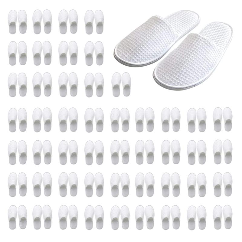 Darslyn 使い捨て繊維スリッパ 50足セ�