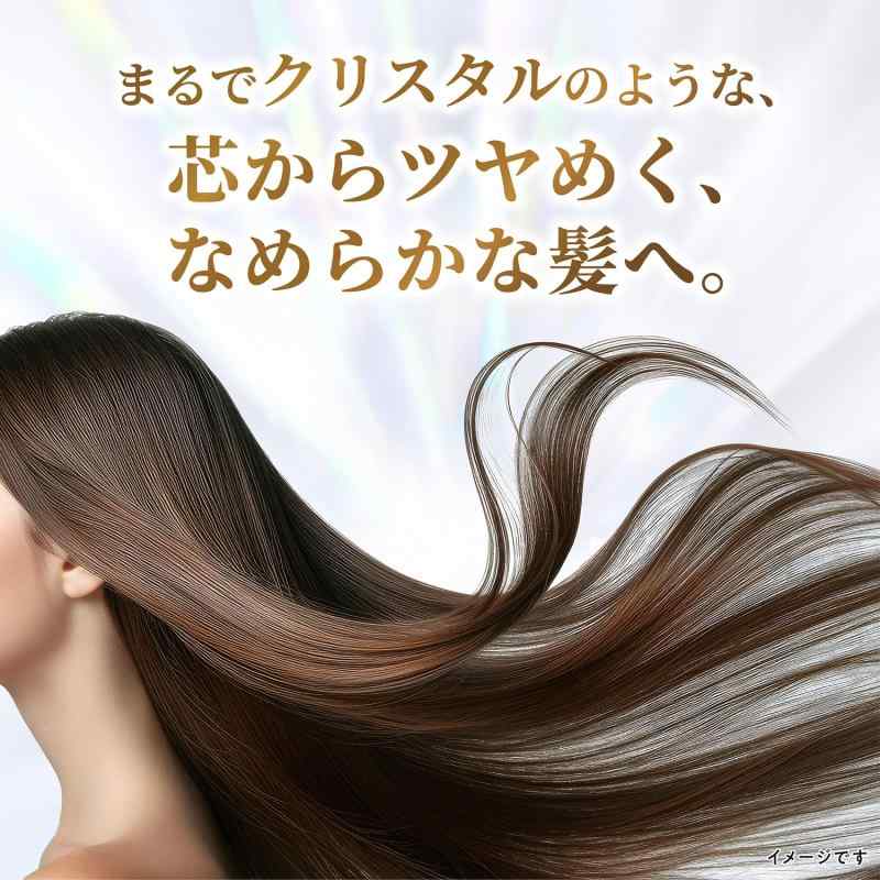 LUX (ラックス) クリスタル カラーケア&リペア シャンプー+コンディショナー 詰め替えペア クリスタルヘアオイルおまけ付き