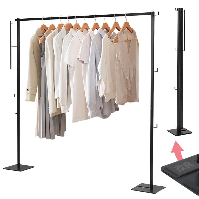 aleawol 折り畳み 室内物干し ハンガーラック 改良型 使用時：約W175×D25×H160cm 耐荷重 50KG 部屋干しラック 炭素鋼 洗濯物干し 布団干しスタンド 組み立て簡単 省スペース 衣類乾燥 掛け布団乾