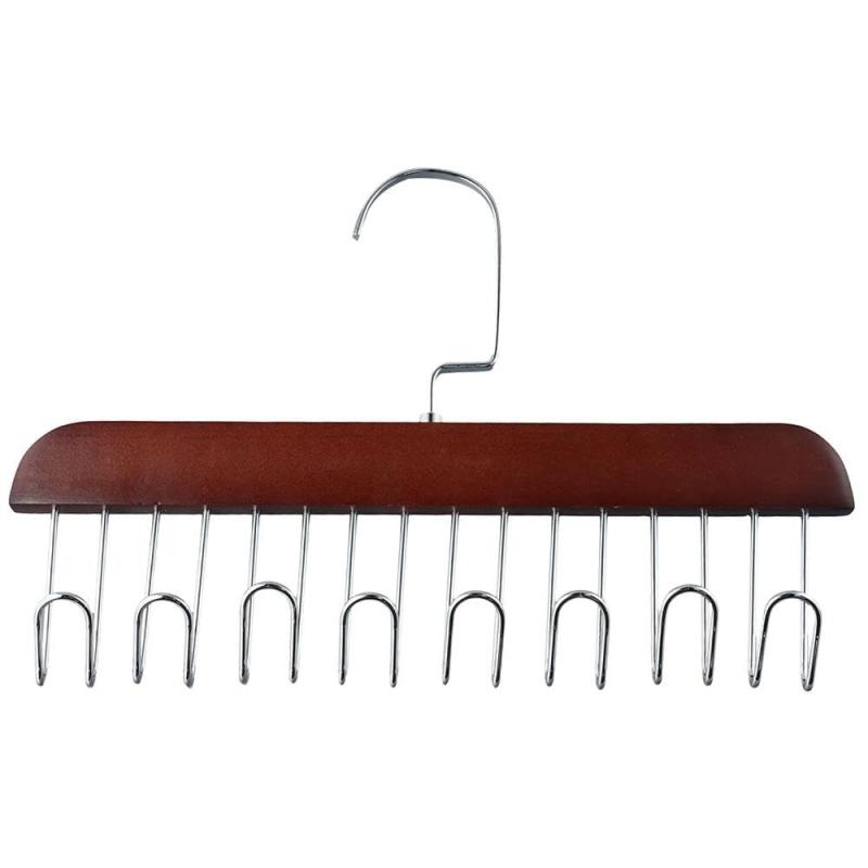 ハンガー - ブラジャーハンガー 木製省スペースクローゼットオーガナイザー - 360度回転、丈夫で耐久性のあるスカーフオーガナイザーとトップス、ブラ、キャミソール、スカーフ、ベルト