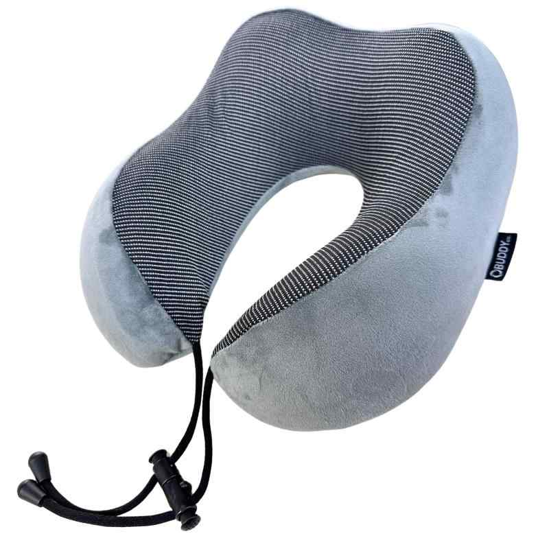 BUDDY ネックピロー 飛行機枕 携帯枕 首枕 快適グッズ ウレタンカバー付 首セレブ トラベルピロー 旅行..