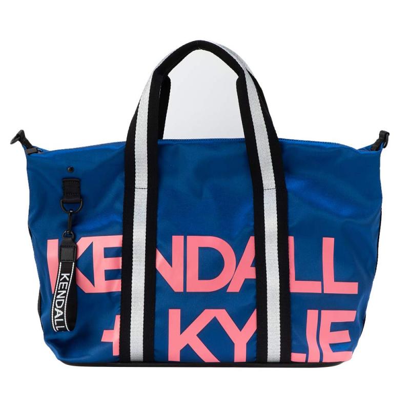 [KENDALL + KYLIE] ケンダルアンドカイリー トートバッグ ボストンバッグバッグ ボストン ローラ レディース 2WAY ショルダーバッグ (ネイビー)
