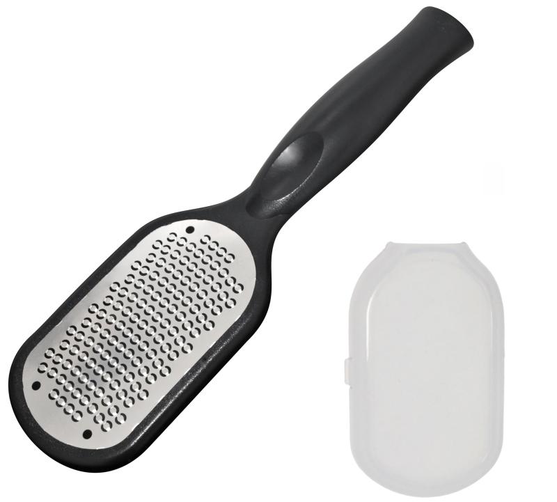 かかと 角質取り フットケア ステンレス製 足 角質リムーバー やすり 丸洗い可能 カバー付き マイクロ カッター 削り ブラシ