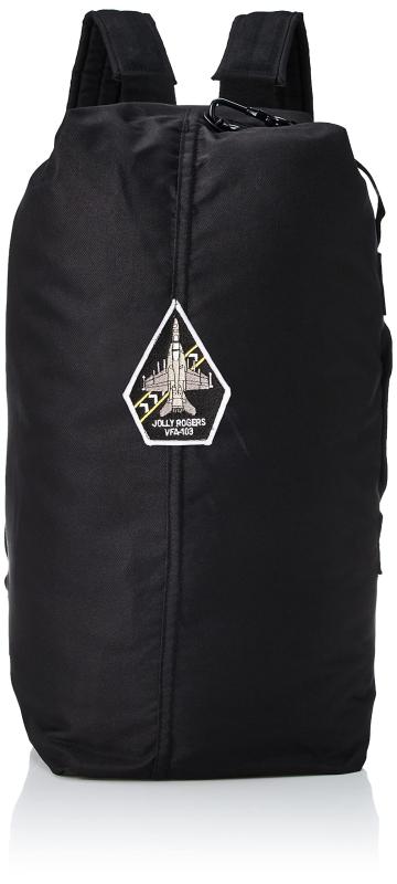 [エフスタイル] ダッフルバッグ 第103戦闘攻撃飛行隊刺繡ワッペン 容量20リッター 22 cmタテ43cmxヨコ22cmxマチ22cmポケットの数:1(外側1/内側0)重量:440g