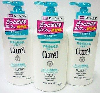 キュレル ローション ポンプ 単品 410ml
