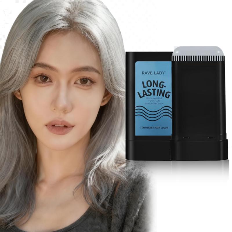 髪をカバーするスティック 20gヘアカラーワックス ためのスタイリング用品 ポータブル染料の櫛 持ち運び簡単 ホーム＆トラベル用 植物由来 根元用 女性 男性用