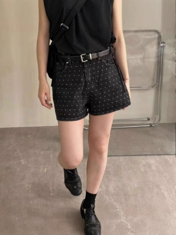 楽天市場】ドット柄ショートパンツ（レディースファッション）の通販