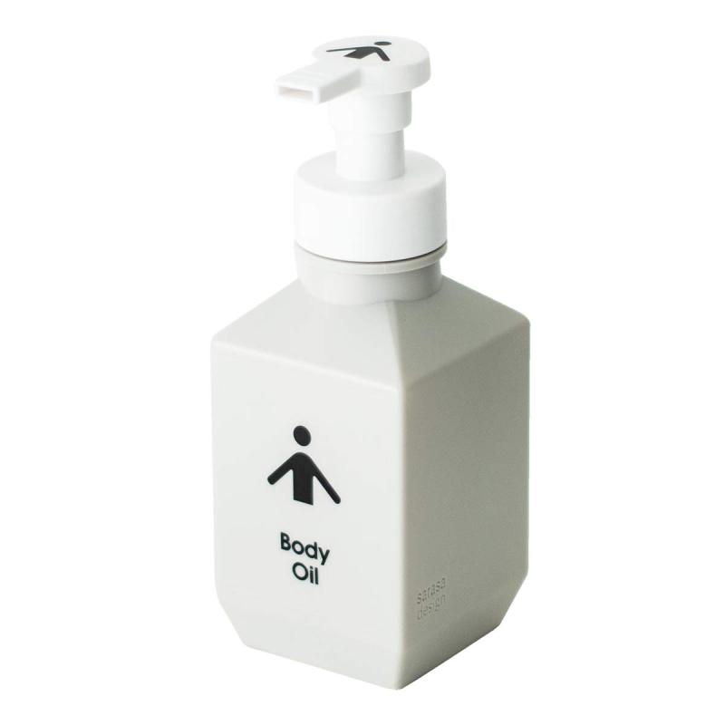 b2c ローションボトルPET 280ml（ウォームグレー） ｜シャンプーボトル ディスペンサー 詰め替えボトル ソープディスペンサー おしゃれ シャンプー ボトル ハンドソープ