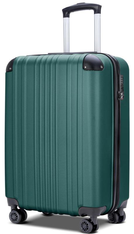 [Bargiotti] スーツケースキャリーケース 超軽量 耐衝撃 キャリーバッグ ダブルキャスター 360度回転 ファスナータイプ 大容量 TSAローク搭載 ABS素材 旅行 出張