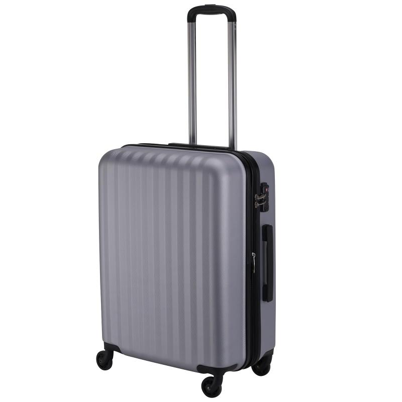 [アクタス] スーツケース キャリーケース ジッパーキャリー 拡張 キズに強いエンボス加工 約60(67) L 約3.4kg 74-30760