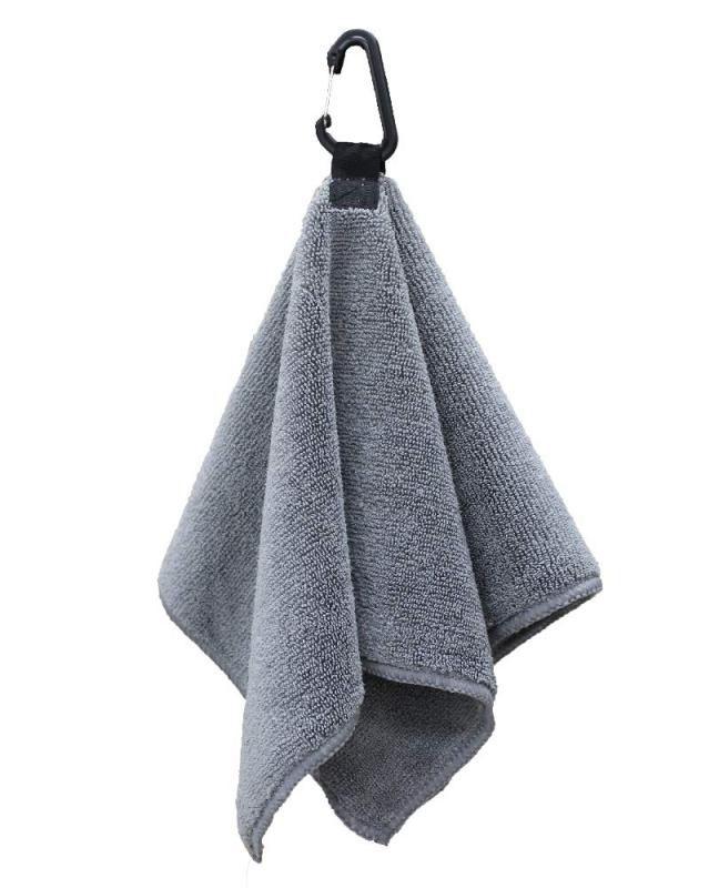 OZ UOMO マイクロファイバー タオル ループ付き カラビナ付き ゴルフ