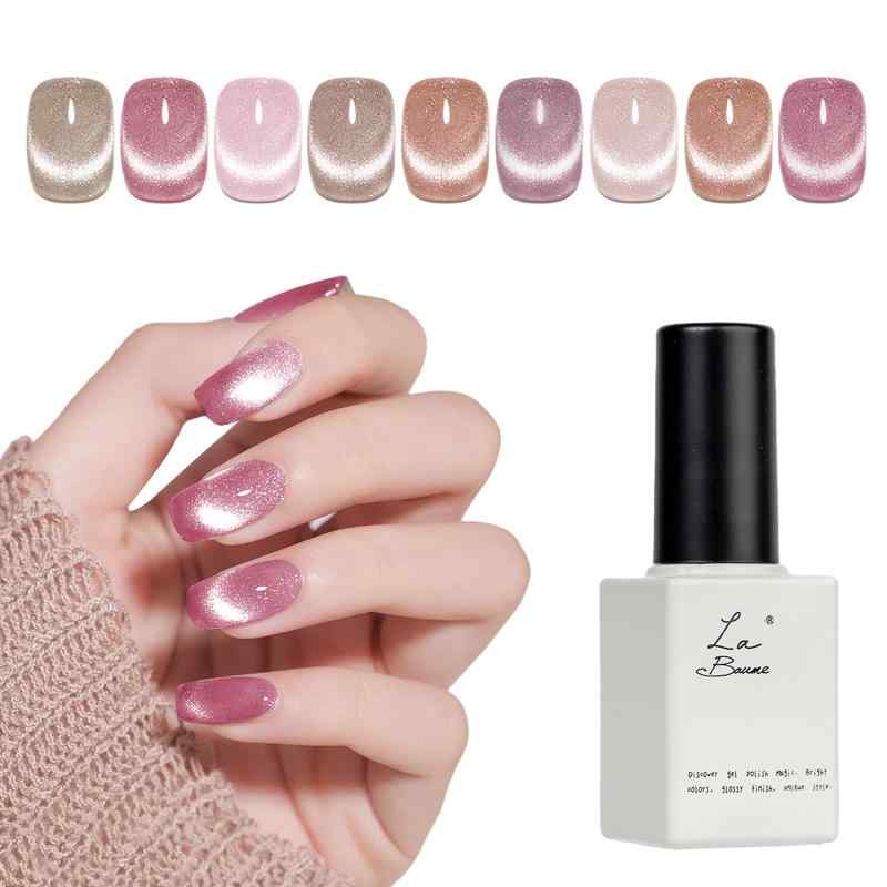 【La Baume日本監修・角度で輝きが変わる】マグネットネイル 7ml【高密度マグネットグリッター採用】光の変化 透明感 上品 輝き サロン級 仕上がり 初心者 簡単 セルフネイル UV LED 対応 ネイ光の角度で変わる幻想的な輝き 高...