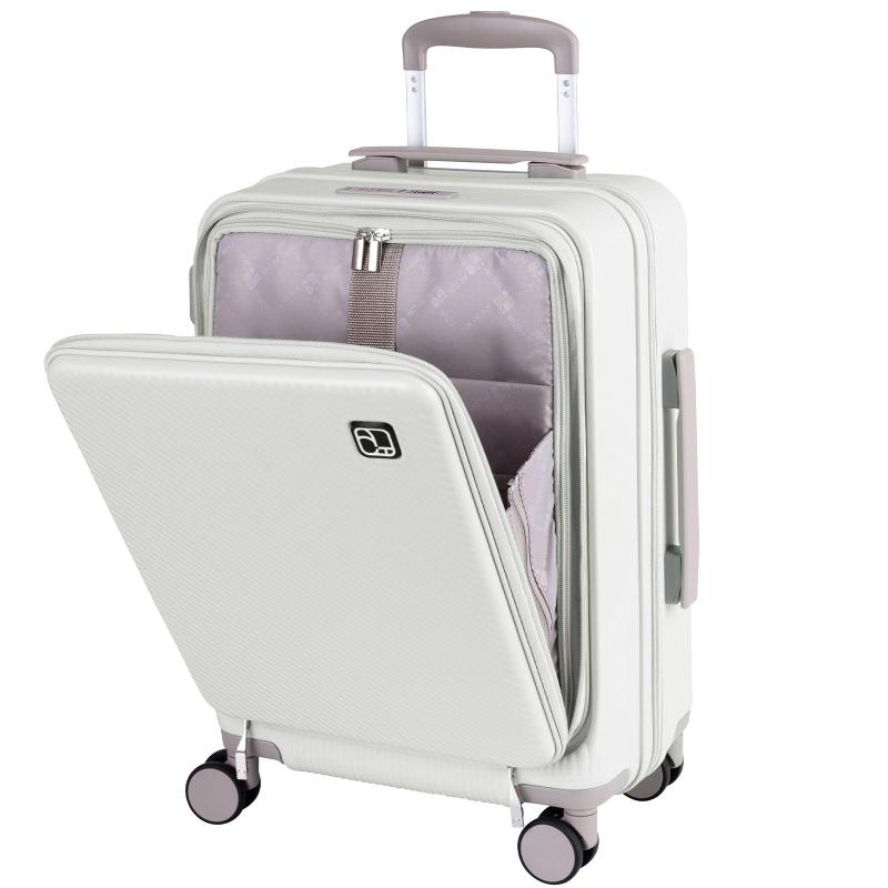 [アクタス] スーツケース 機内持ち込み キャリーケース キャリーバッグ Sサイズ フロントオープン 拡張付き 5W1Hキャリー