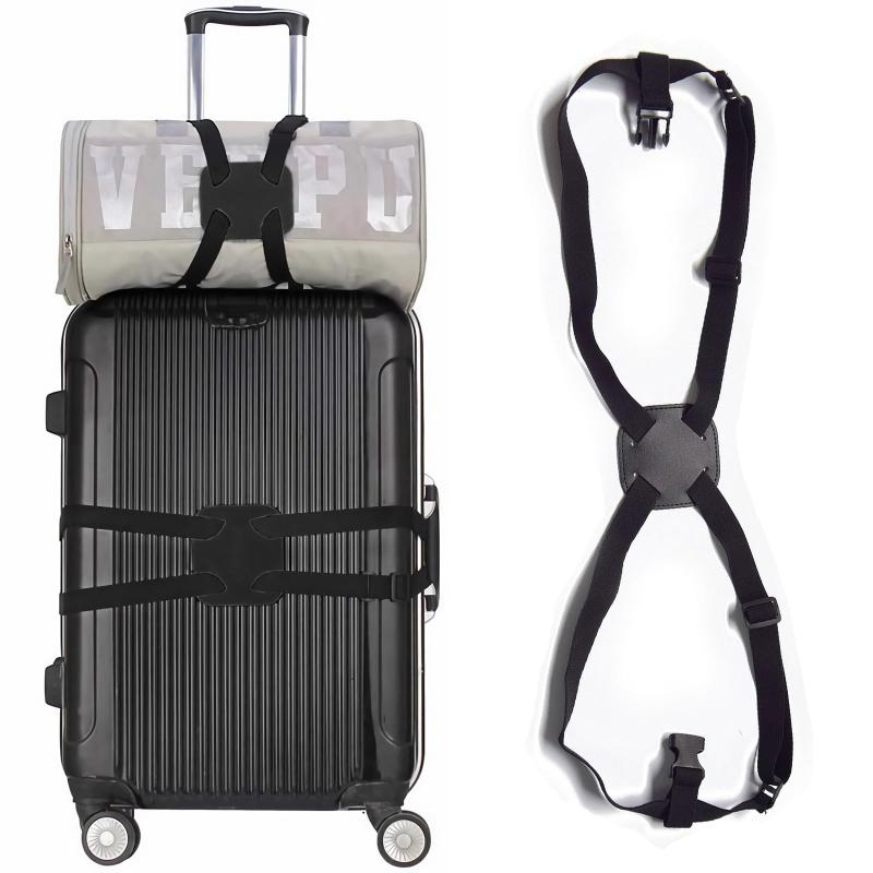 【Charming Club】スーツケースベルト キャリーケース ベルト バッグを固定 2WAY式 おしゃれ 荷物崩れ防止 リュック落ち防止 調整可能 軽量 旅行出張 ゴールデンウィーク 空港 飛行機