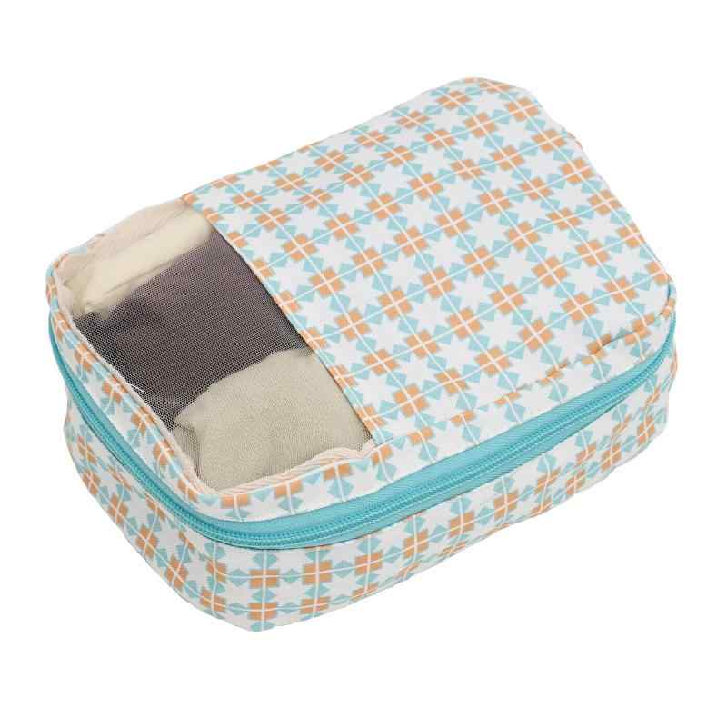 inBlooom 印花楽 パッキングキューブ レディース 旅行グッズ 旅行用 収納ポーチ 軽量 布製 台湾雑貨トラベルポーチ