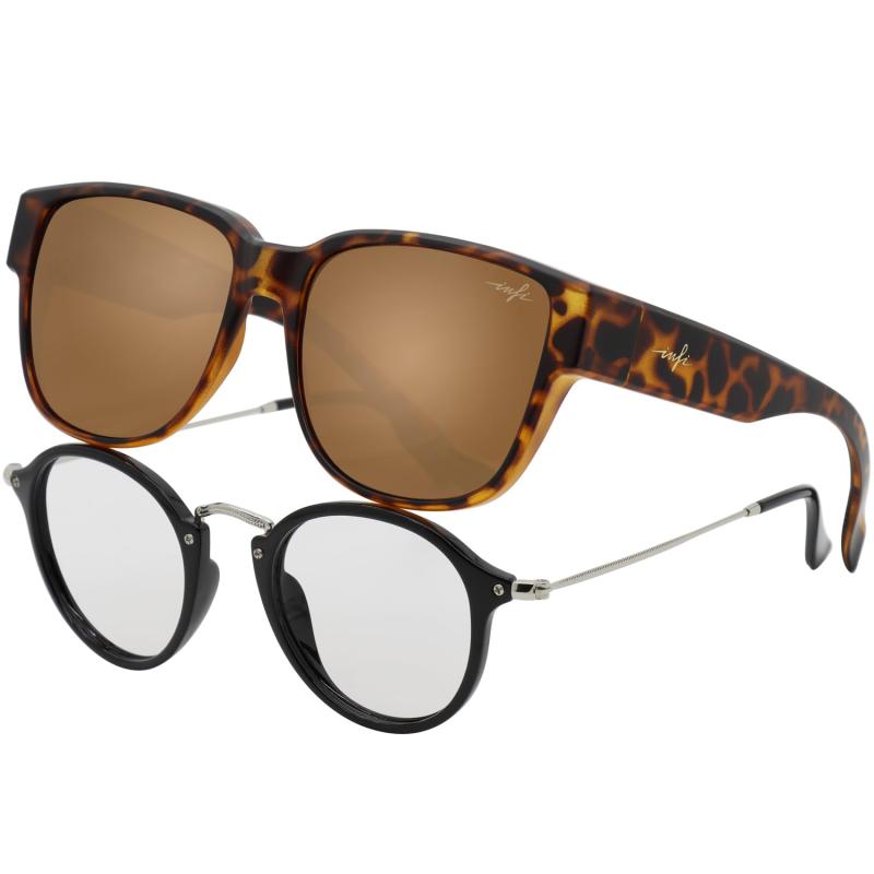 [INFI] フィットオーバーグラス 偏光スポーツサングラス UV保護／メガネ掛けたまま／男女兼用 釣り/ドライブ/ゴルフ/ランニング/サイクリング/ミラーレンズ